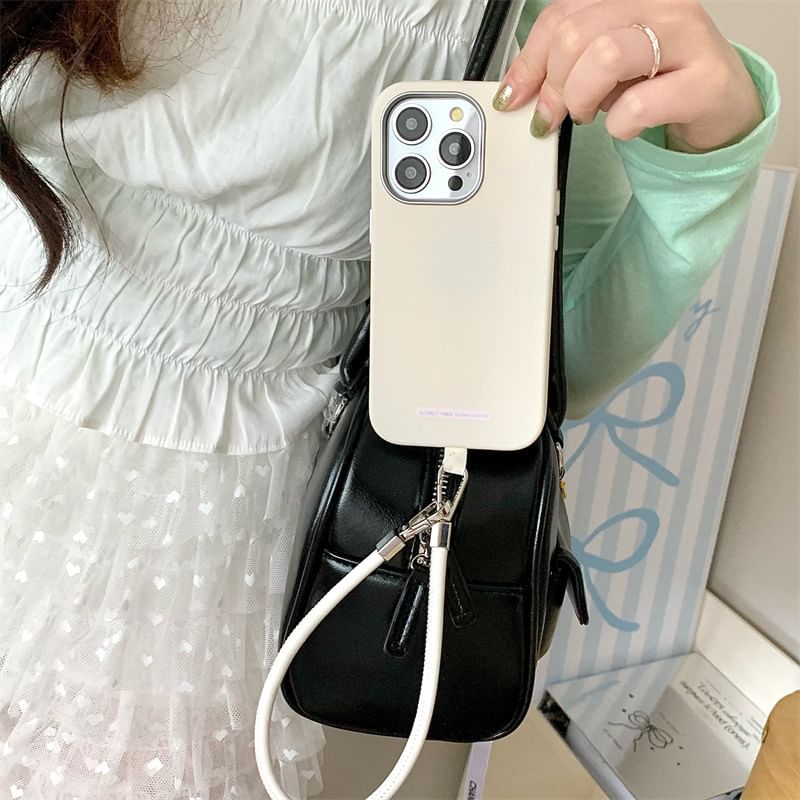 Phone Plain Leather Case Faux