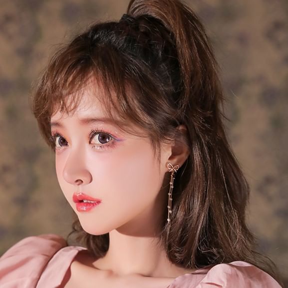 Drop Earring Star Threader Bow /