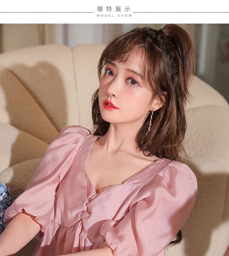 Drop Earring Star Threader Bow /