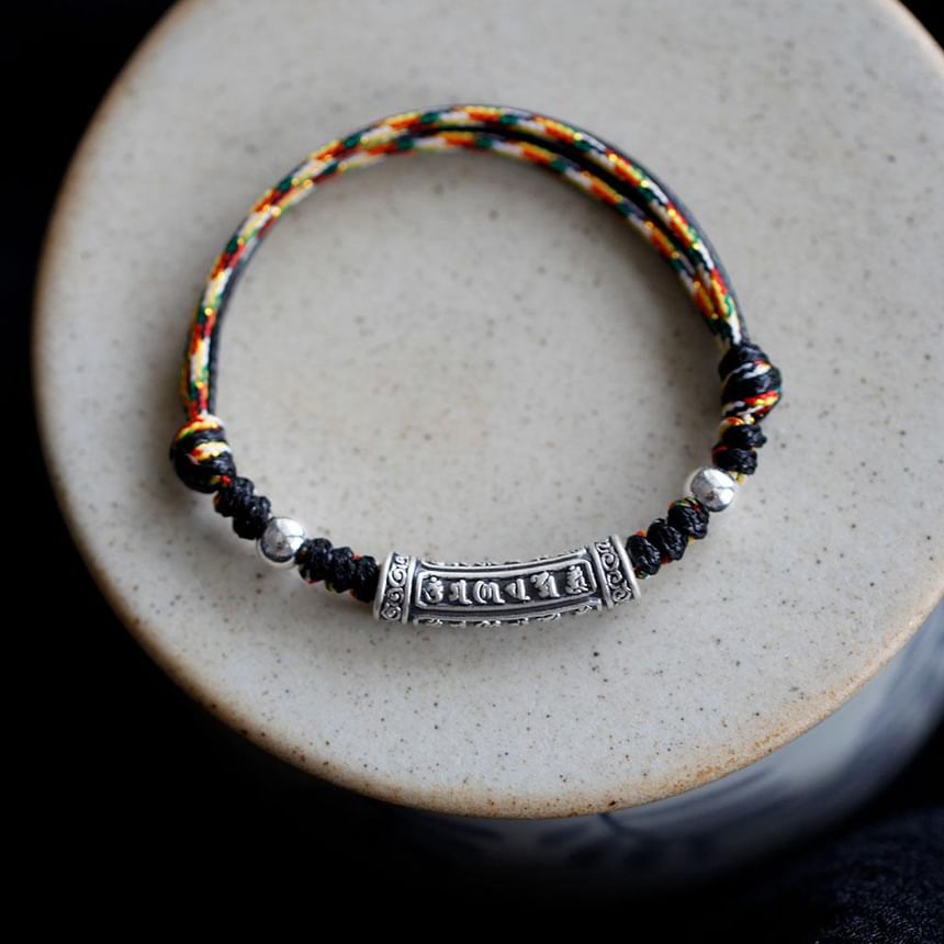 Knot Designs) S999 (Various Embossed Silver Bracelet