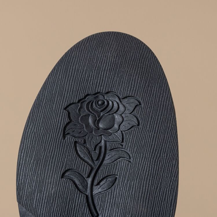 Faux Buckled Fur Short Boots