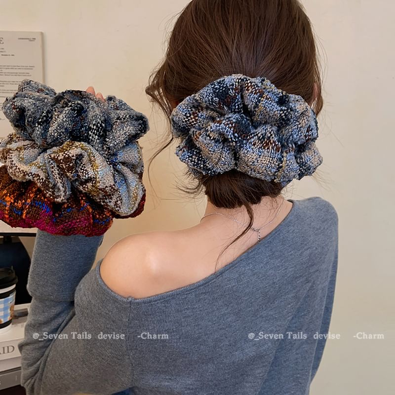 Scrunchie Hair Plaid