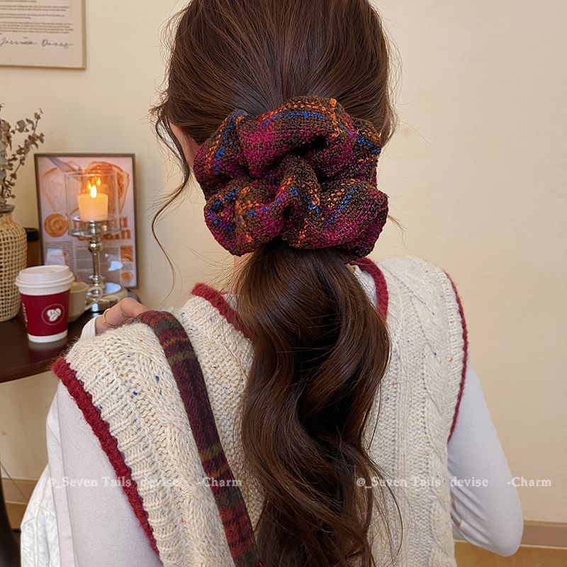 Scrunchie Hair Plaid