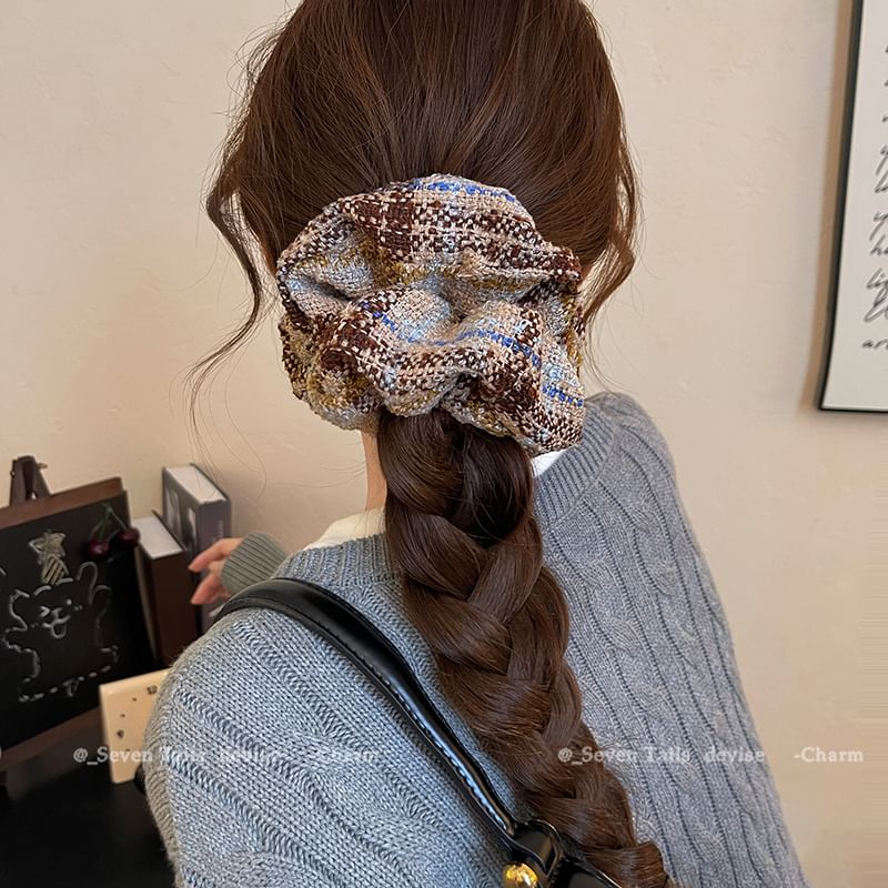 Scrunchie Hair Plaid
