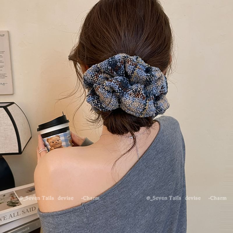 Scrunchie Hair Plaid