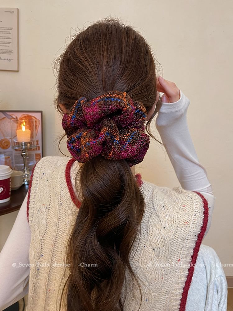 Scrunchie Hair Plaid