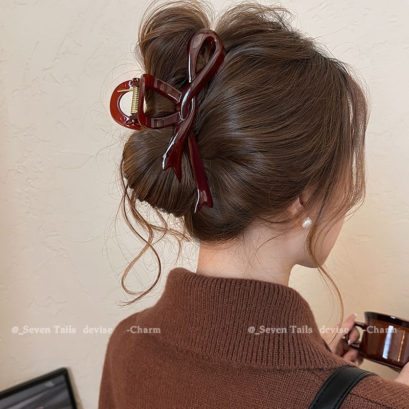 Hair Bow Plain Claw