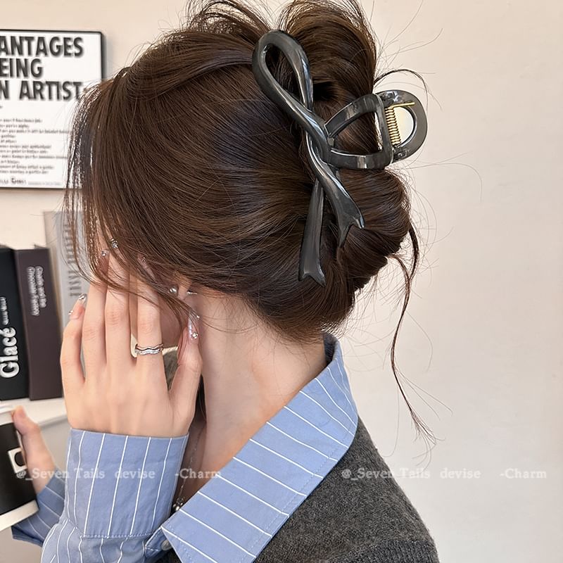 Hair Bow Plain Claw