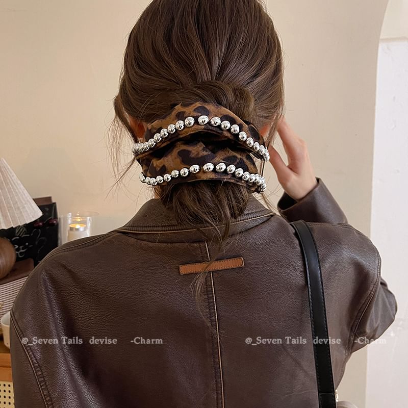 Hair Leopard Scrunchie