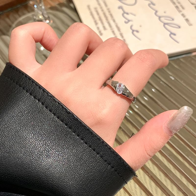 CZ Ring Thick