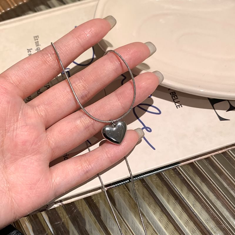 Layered Set Heart Braded / Necklace