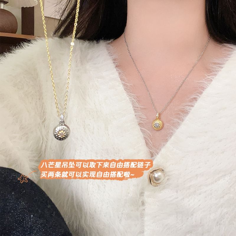 Necklace CZ Dome