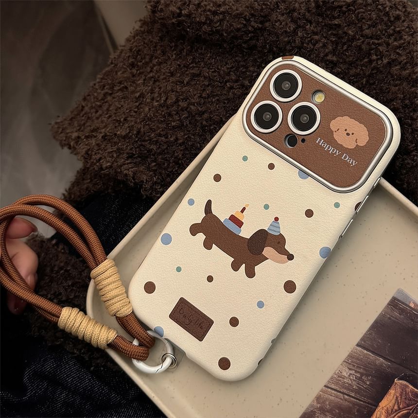 Set Strap Dog Phone Case /