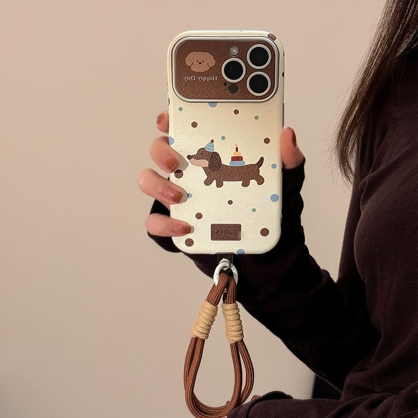 Set Strap Dog Phone Case /