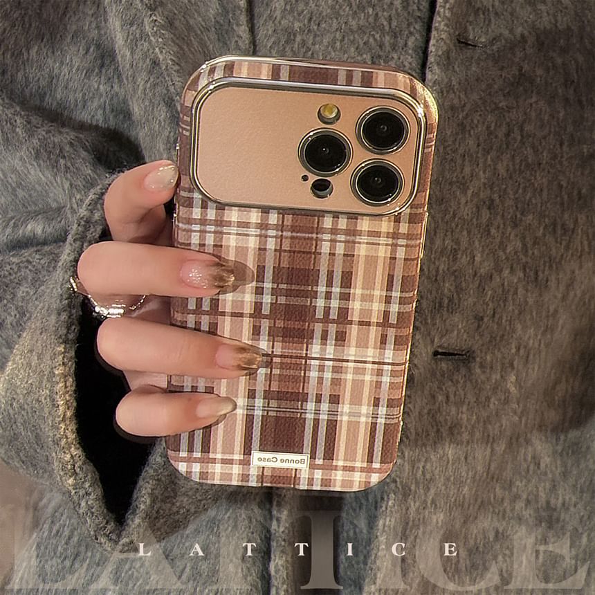 Strap Set Case / Plaid Phone