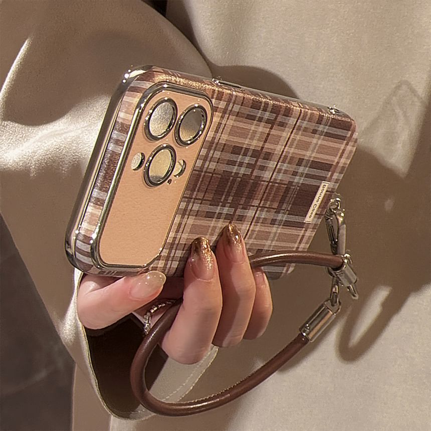Strap Set Case / Plaid Phone