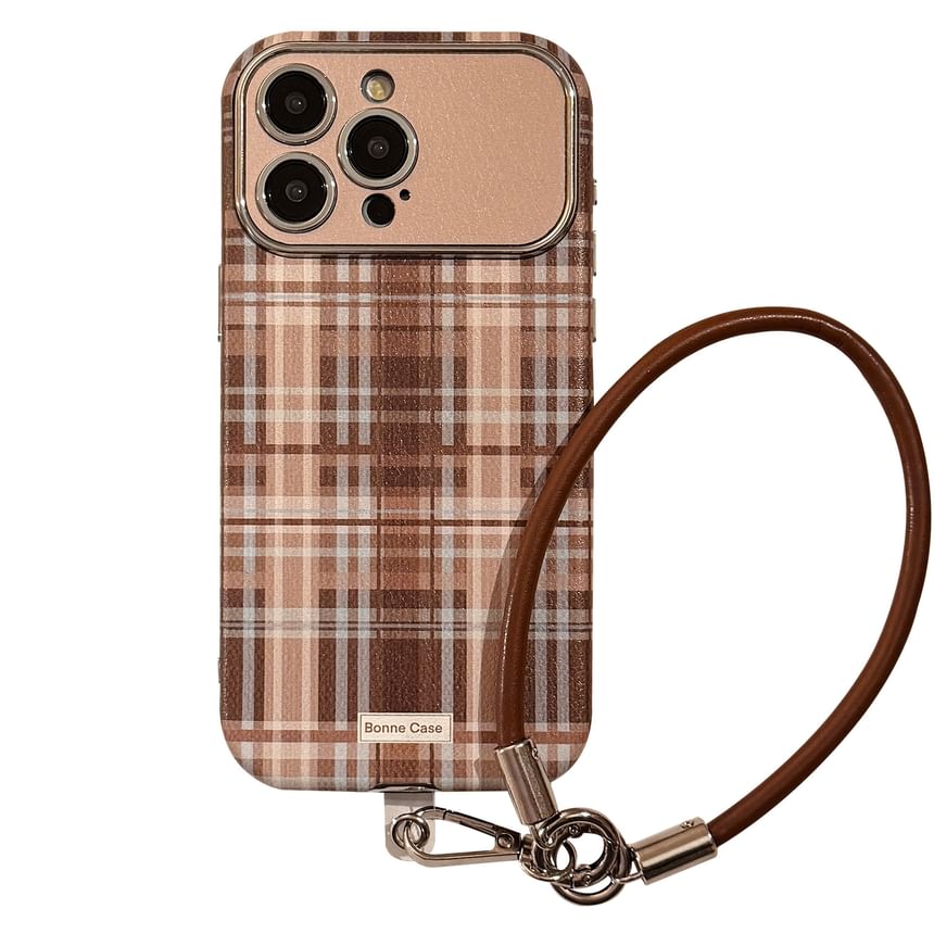 Strap Set Case / Plaid Phone