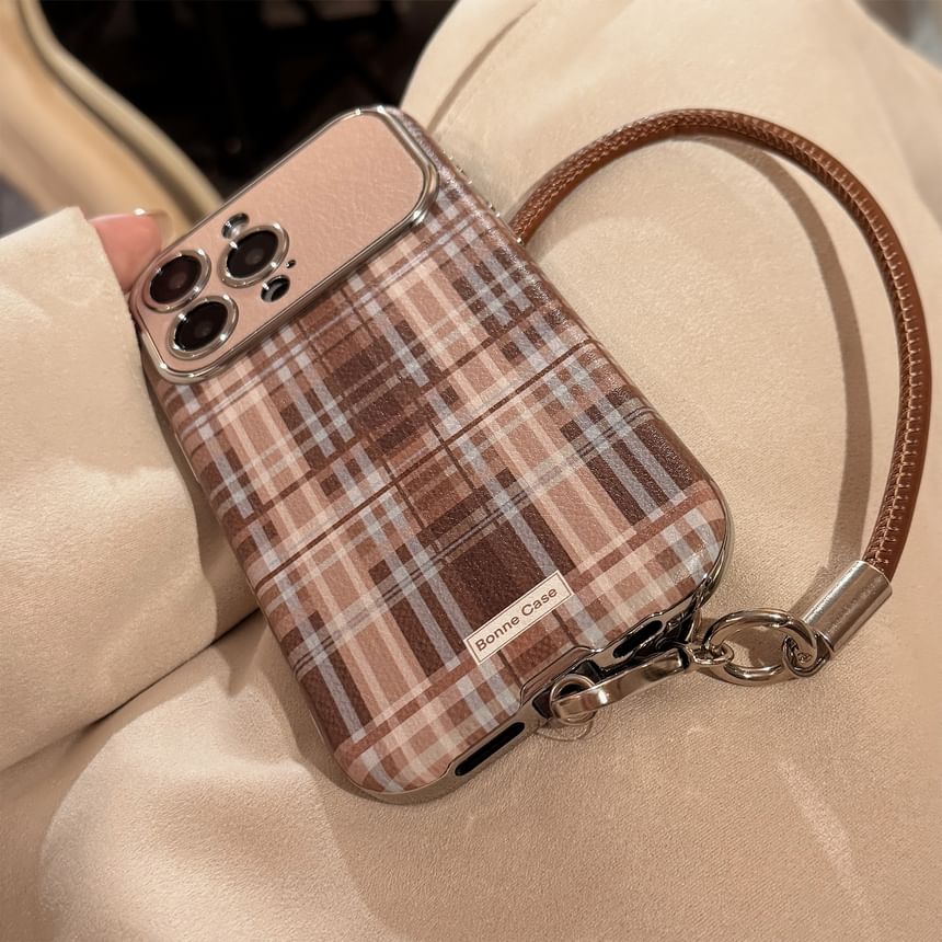 Strap Set Case / Plaid Phone