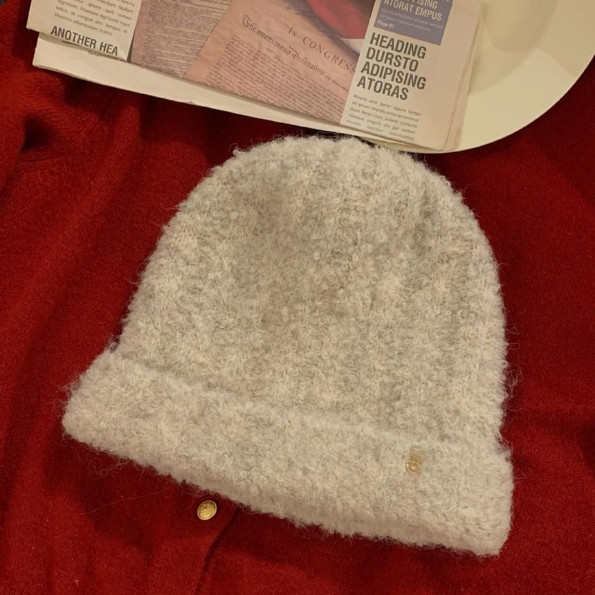 Knit Plain Beanie