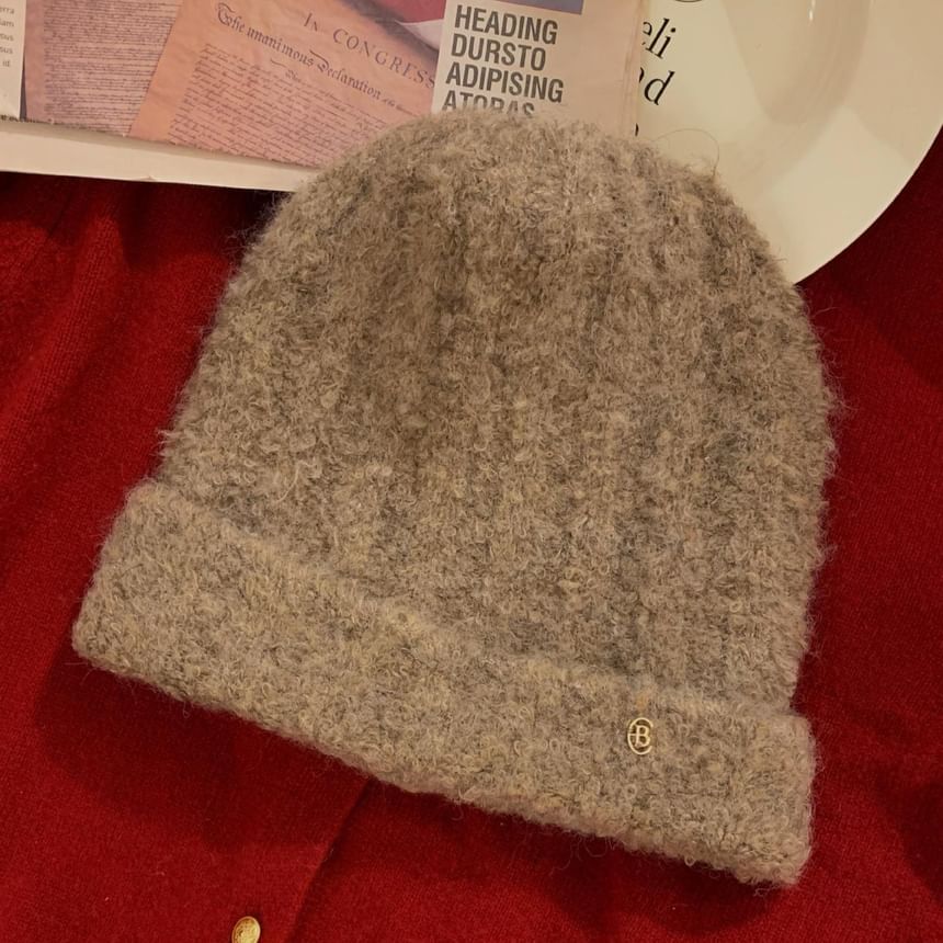Knit Plain Beanie