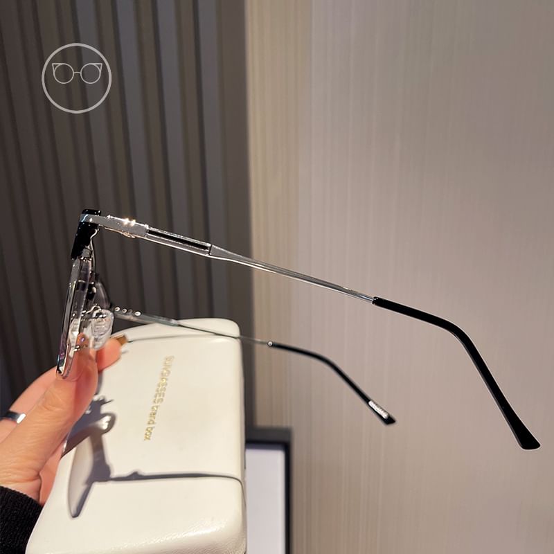 Light Square Blocking Blue Glasses