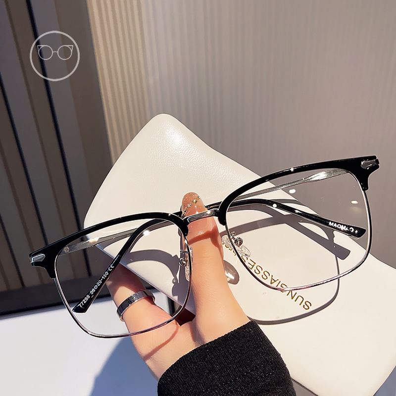 Light Square Blocking Blue Glasses