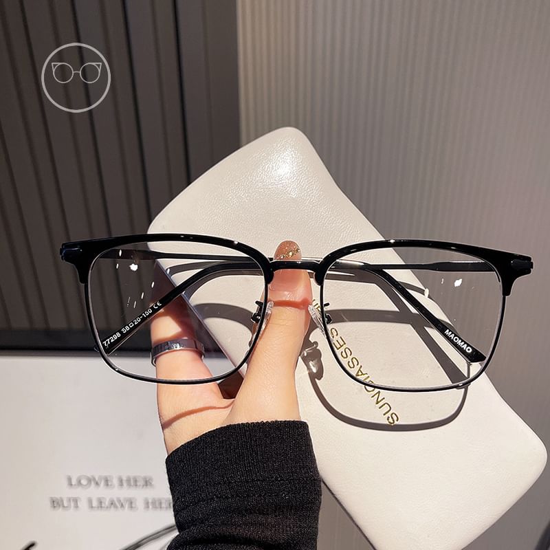 Light Square Blocking Blue Glasses