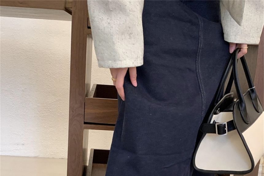 Heel Faux Plain Mary Square Leather Jane Toe Pumps Chunky T-Strap