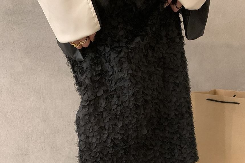 Platform Metal Faux Accent Loafers Leather