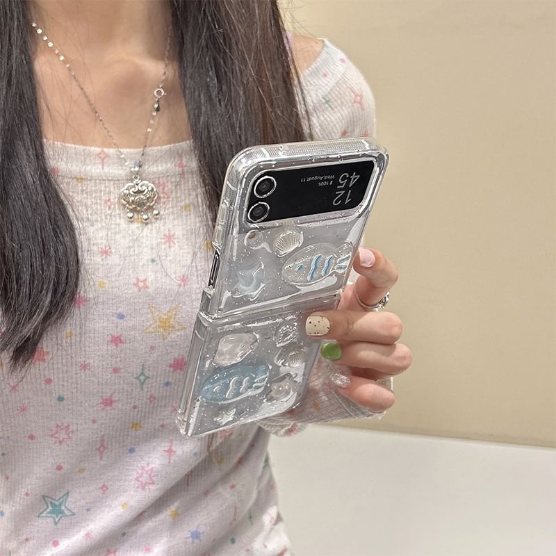 Transparent Shell Phone Case Fish