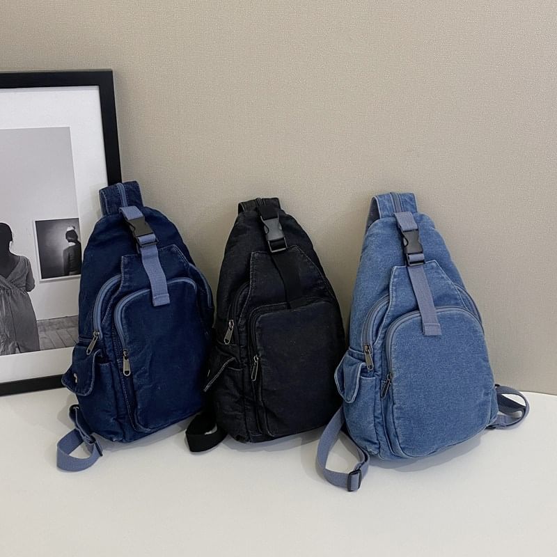 Denim Bag Buckle Sling