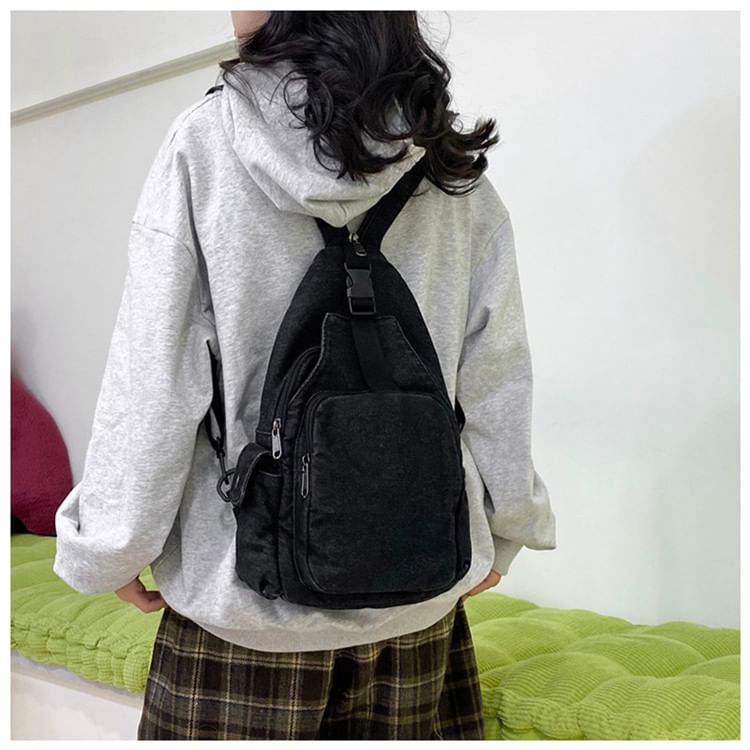 Denim Bag Buckle Sling
