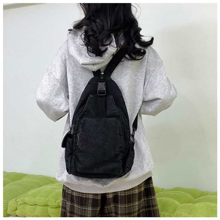 Denim Bag Buckle Sling