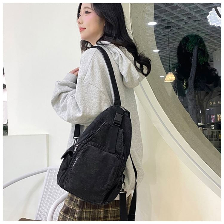 Denim Bag Buckle Sling