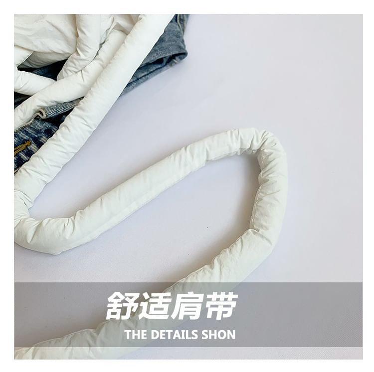 Plain Puffer Crossbody Bag