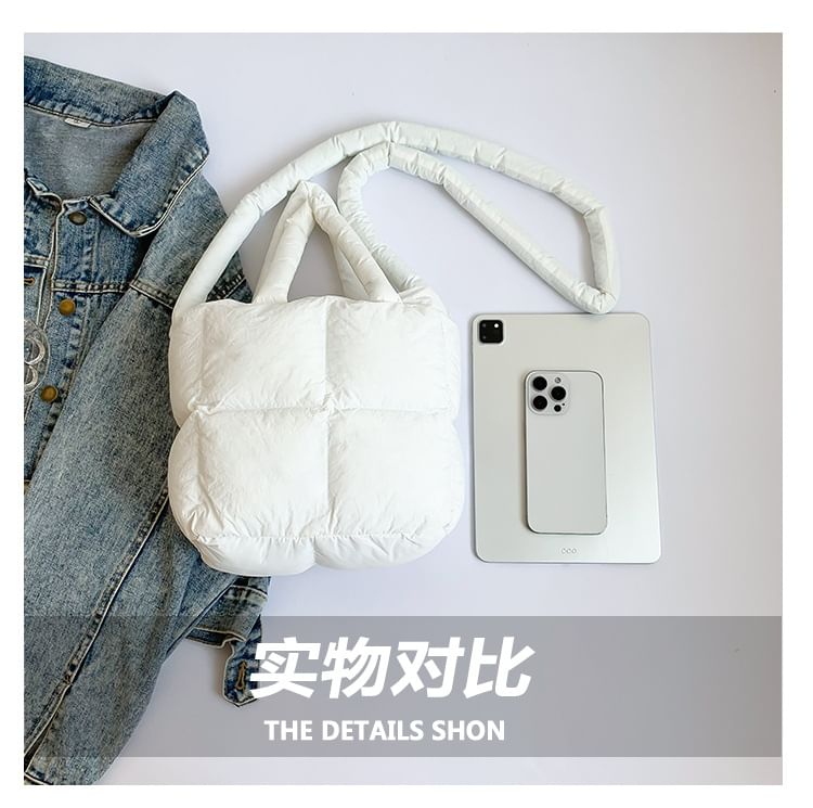Plain Puffer Crossbody Bag