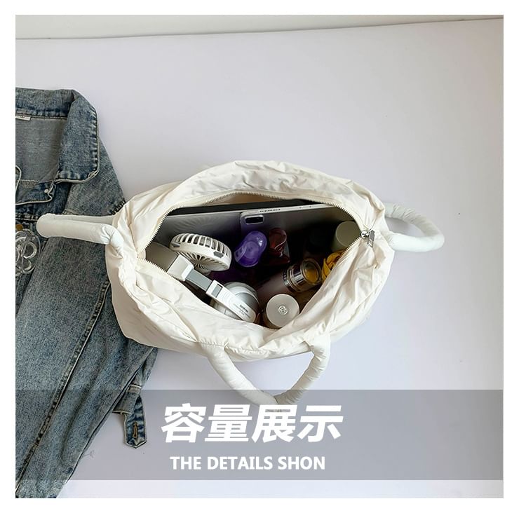 Puffer Bag Tote Crossbody Plain
