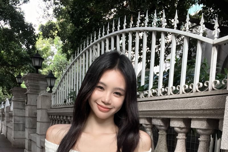 Cable Neck Sweater Knit Plain Scoop