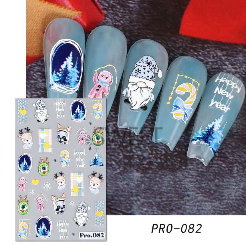 Snowflake Nail Art Stickers (Various Designs)