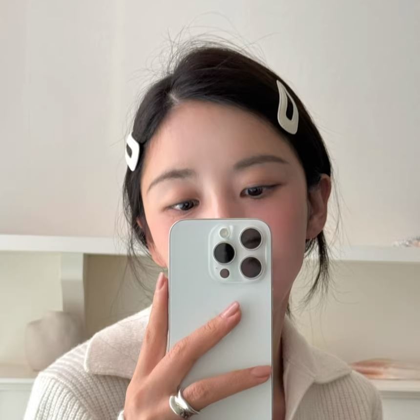 Clip Leather (Various Designs) Set of Hair 2: Faux