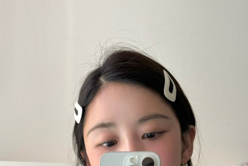 Clip Leather (Various Designs) Set of Hair 2: Faux