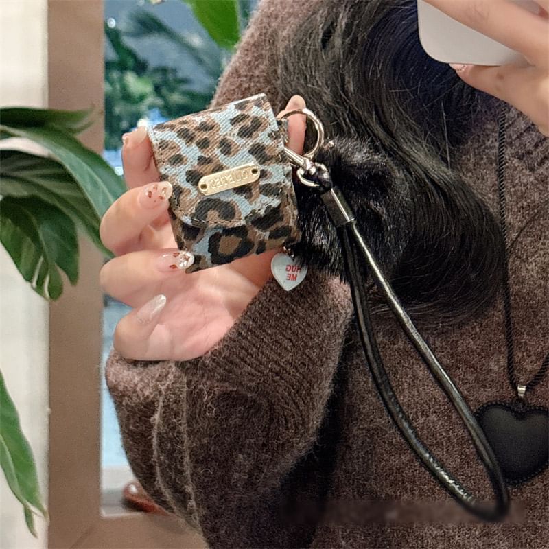 Strap / Case Print Pro Earphone AirPods Leopard Pom Skin