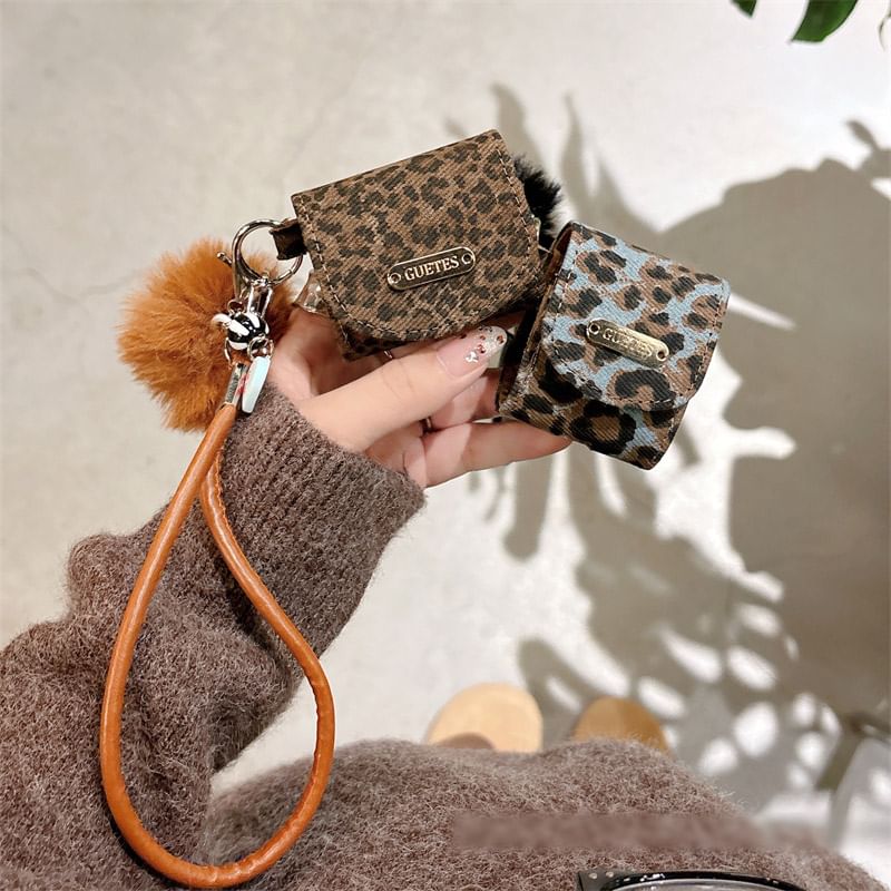 Strap / Case Print Pro Earphone AirPods Leopard Pom Skin