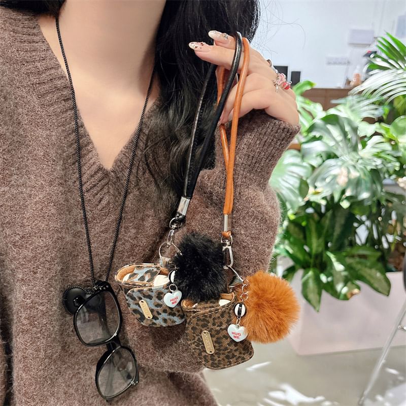 Strap / Case Print Pro Earphone AirPods Leopard Pom Skin