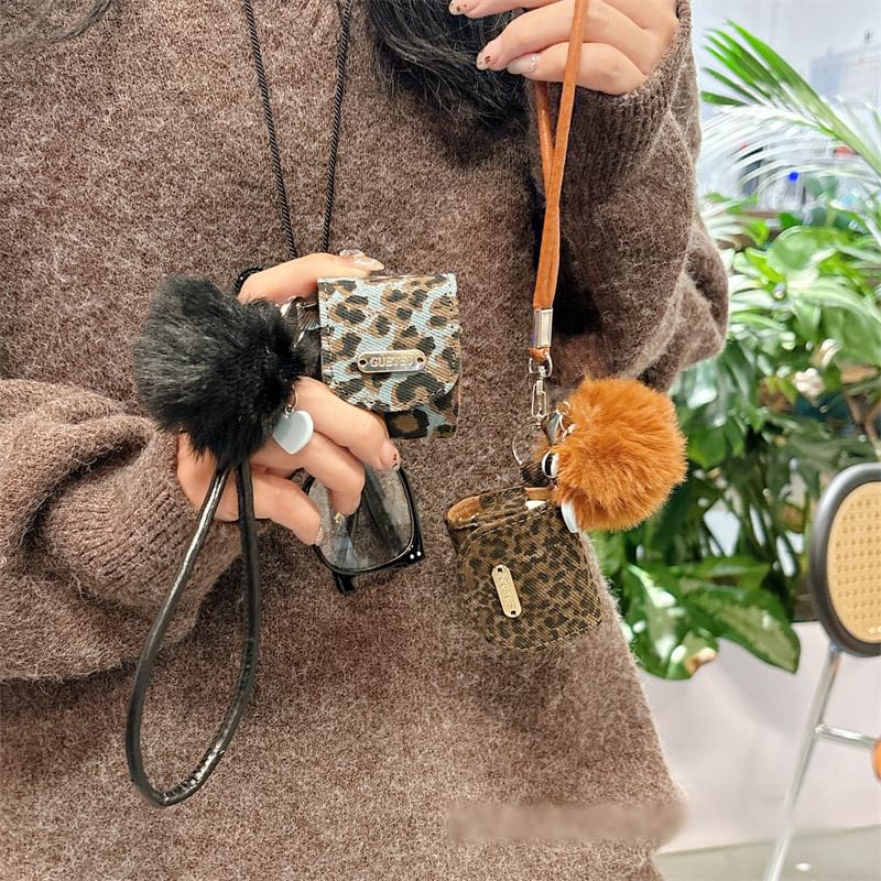 Strap / Case Print Pro Earphone AirPods Leopard Pom Skin