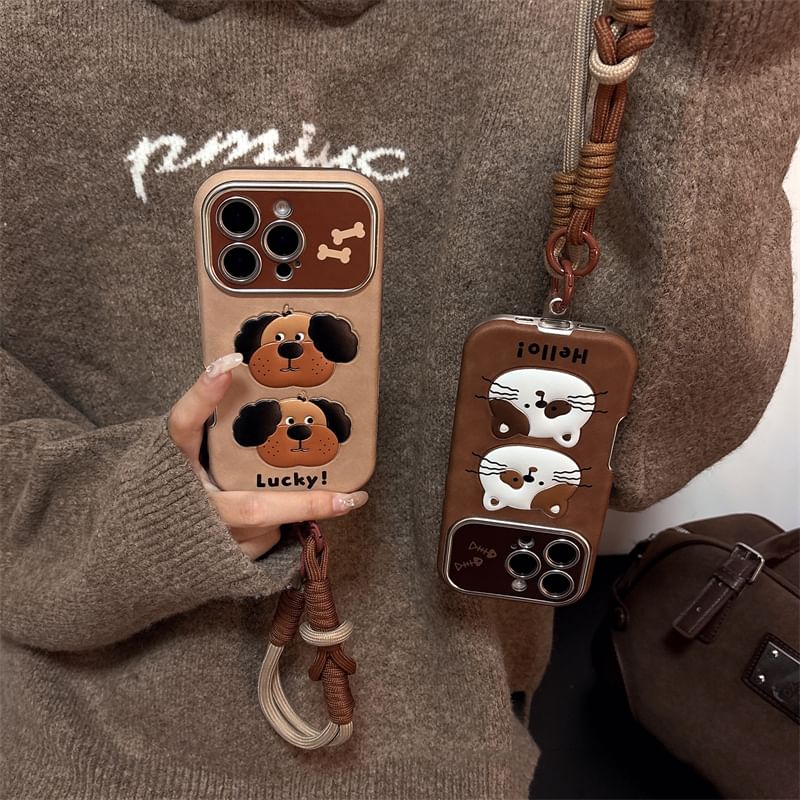 / Strap Case Animal Set Phone