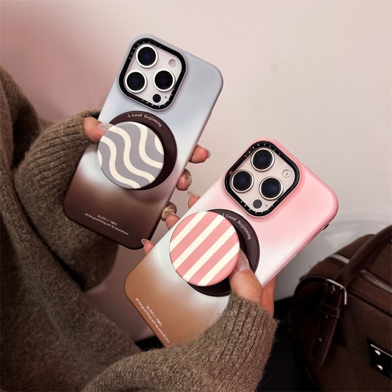 (Compatible Phone MagSafe) Gradient Case with Magnetic