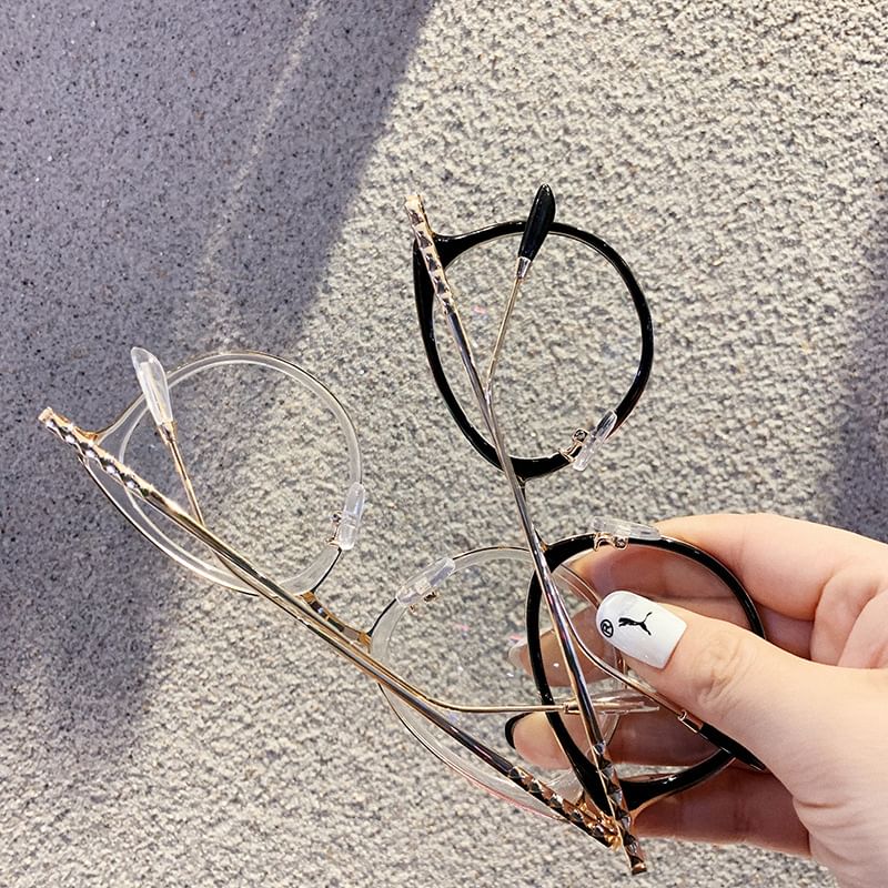 Light Round Blocking Blue Glasses