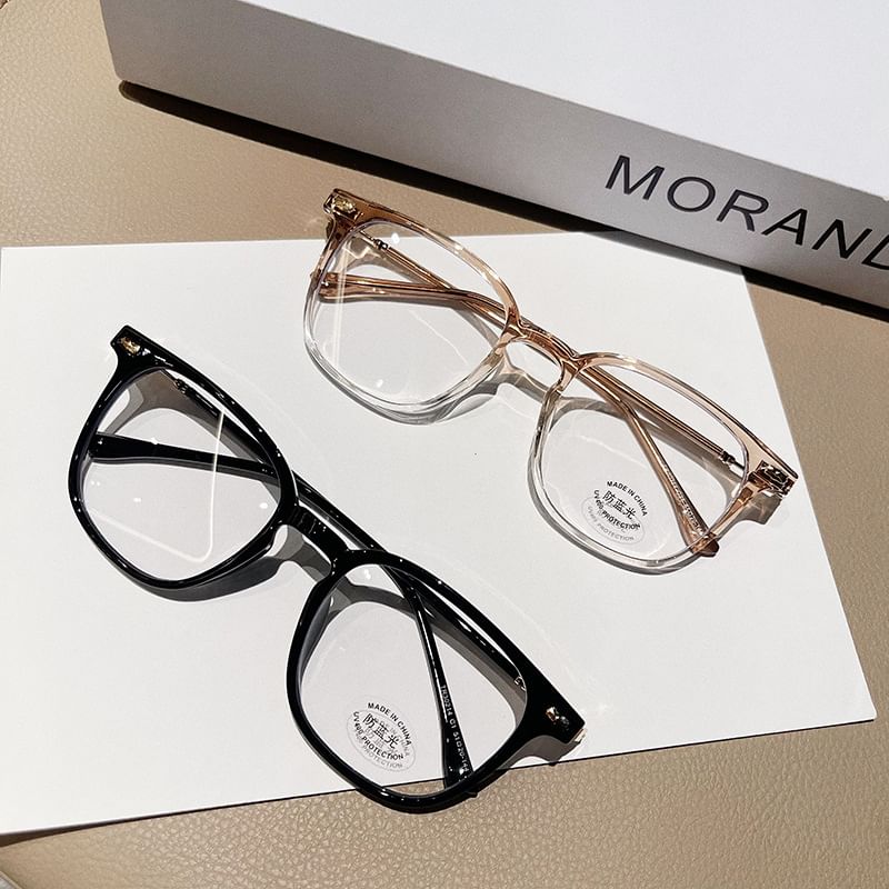 Light Blocking Square Blue Glasses