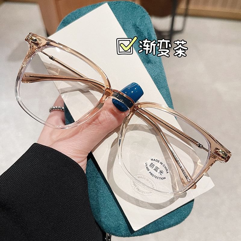 Light Blocking Square Blue Glasses
